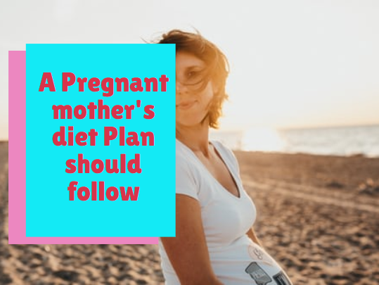 A Pregnant mother's diet Plan should follow