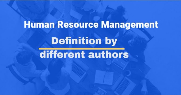 human-resource-management-definition-by-different-authors