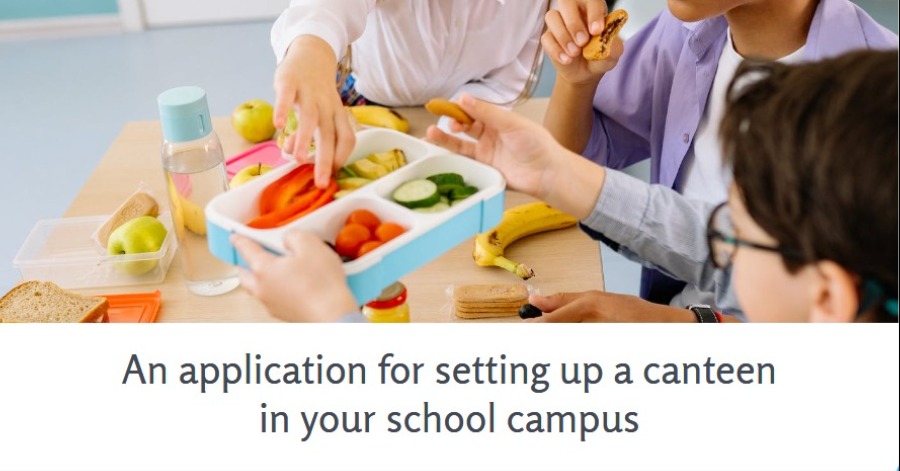 An application for setting up a canteen in your school campus