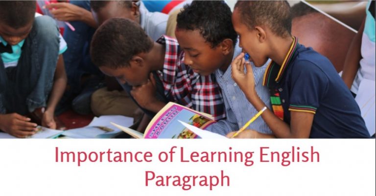 Importance Of Learning English Paragraph 100 Words