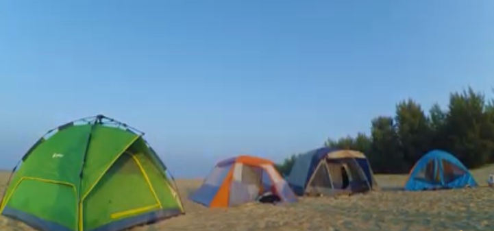 Camping on Sonadia Island