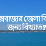 কক্সবাজার জেলা কিসের জন্য বিখ্যাত?