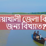 নোয়াখালী জেলা কিসের জন্য বিখ্যাত?