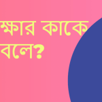 ক্ষার কাকে বলে বা ক্ষার কি?