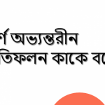 পূর্ণ অভ্যন্তরীন প্রতিফলন কাকে বলে বা পূর্ণ অভ্যন্তরীন প্রতিফলন কি?