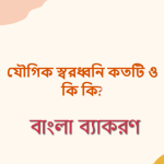 যৌগিক স্বরধ্বনি কতটি? যৌগিক স্বরধ্বনির প্রতীক কি কি?
