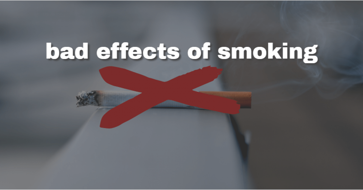 A dialogue about bad effects of smoking | bad effect of smoking