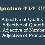 Adjective কাকে বলে Adjective কত প্রকার ও কি কি