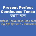 Present Perfect Continuous Tense কাকে বলে Present Perfect Continuous Tense এর উদহারণ