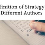 Definition of Strategy by Different Authors