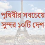 পৃথিবীর সবচেয়ে সুন্দর ১০টি দেশের নাম কি