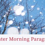 A Winter Morning Paragraph