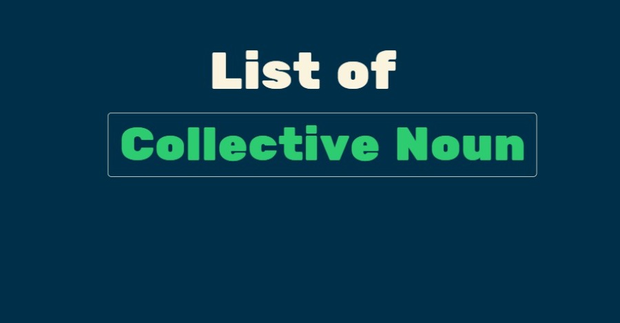 List of Collective Nouns A to Z